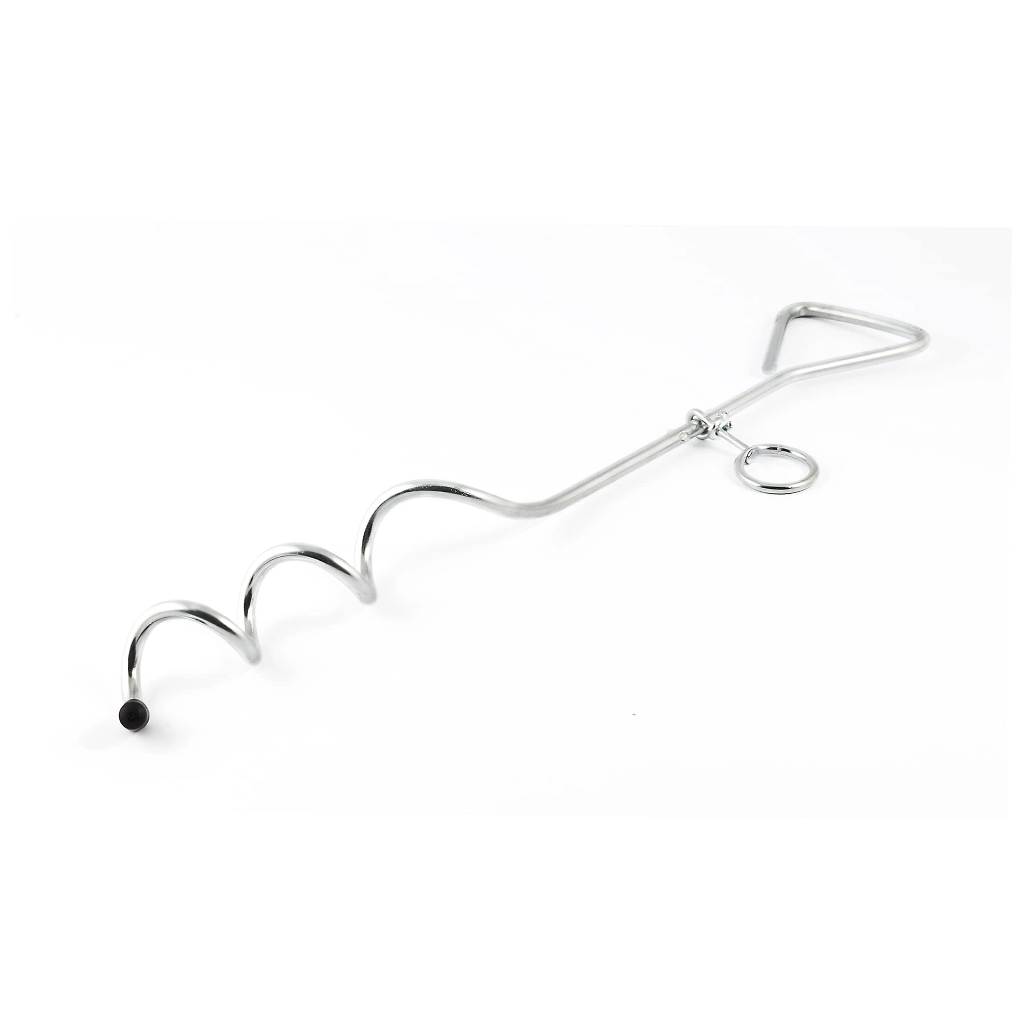 Ancol heavy duty spiral dog tie out stake ground anchor anti-tangle