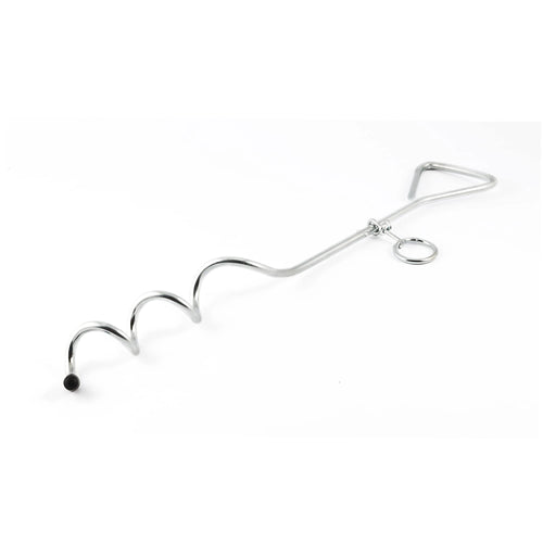 Ancol heavy duty spiral dog tie out stake ground anchor anti-tangle