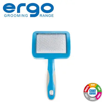 Ancol Ergo Universal Slicker grooming brush small with ergonomic handle