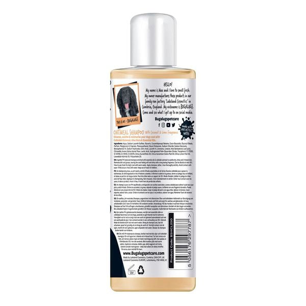 Bugalugs Oatmeal Dog Shampoo – Coconut & Lime