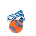 Chuckit Ultra Tug dog toy medium rubber ball nylon handle fetch and tug