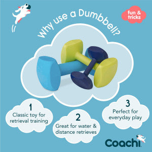 Coachi Dog Training Dumbbell – Gundog Retrieve Aid