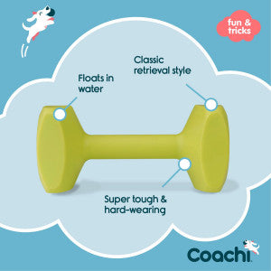 Coachi Dog Training Dumbbell – Gundog Retrieve Aid