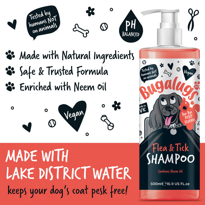 Bugalugs Tick & Flea Dog Shampoo