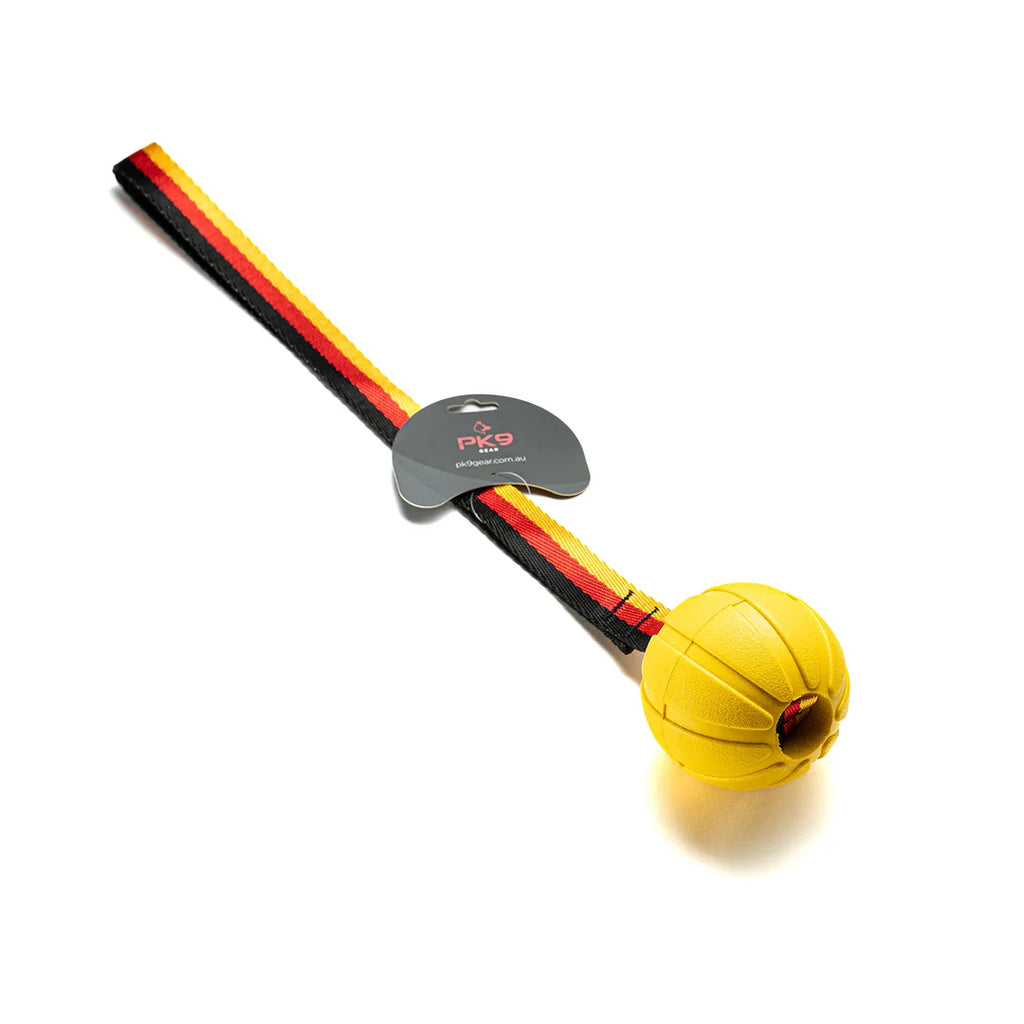 DuraFoam Dog Ball On A Rope – Fetch & Tug Dog Toy