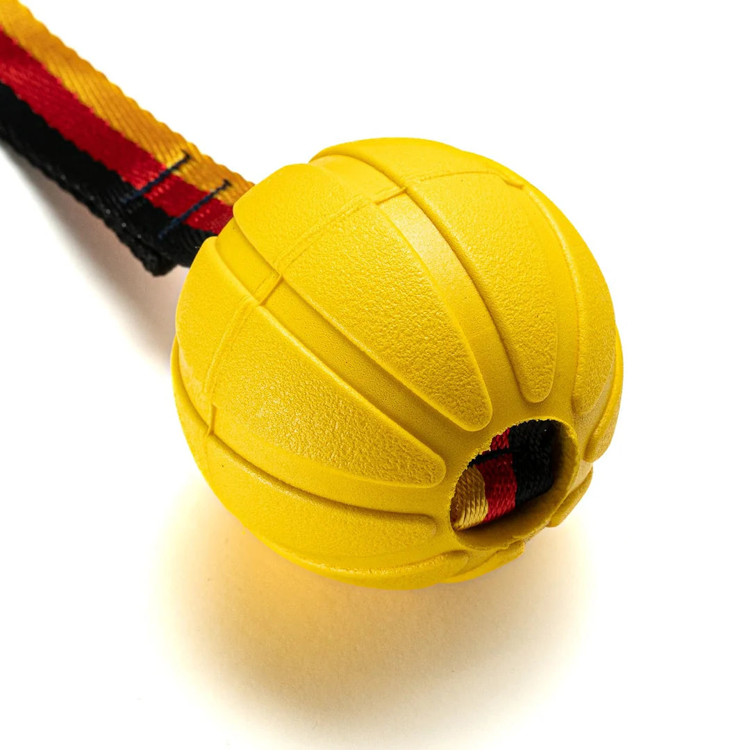 DuraFoam Dog Ball On A Rope – Fetch & Tug Dog Toy