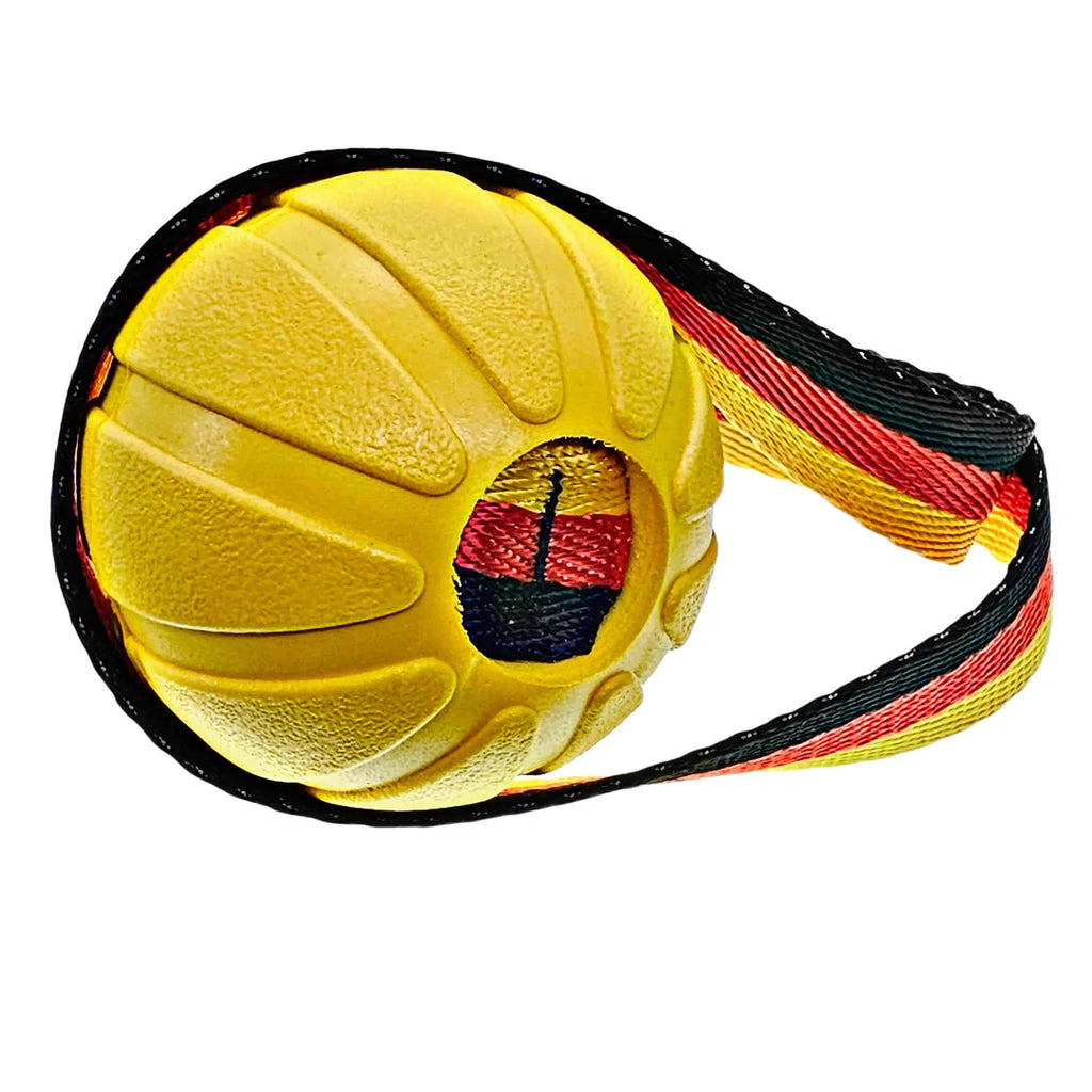 DuraFoam Dog Ball On A Rope – Fetch & Tug Dog Toy