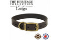 Ancol premium Latigo leather dog collar handcrafted in UK