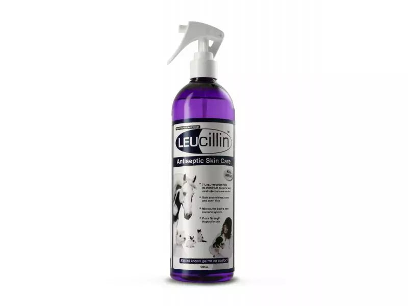Leucillin antiseptic spray for dogs non-toxic first aid spray