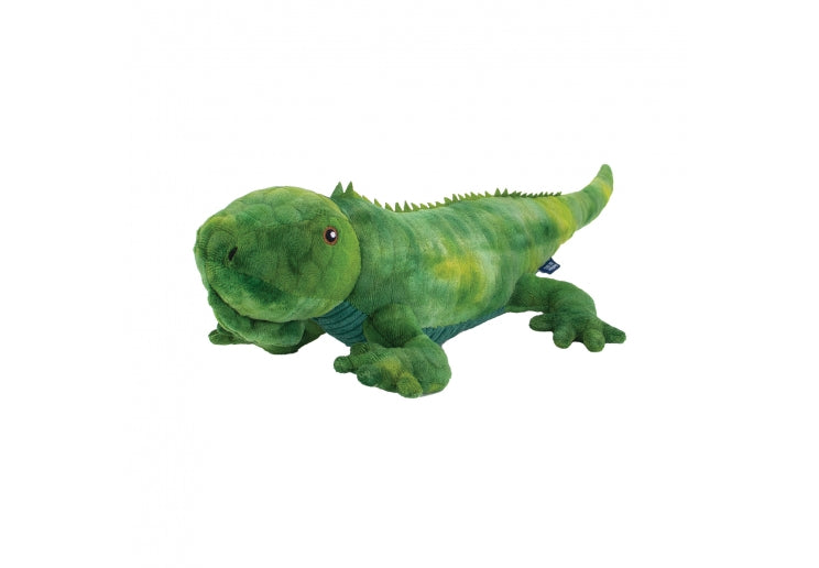 Ancol Cuddle Lizard soft squeaky plush dog toy with recycled filling