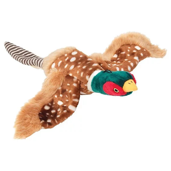 House of Paws plushie pheasant soft squeaky dog toy for gundogs