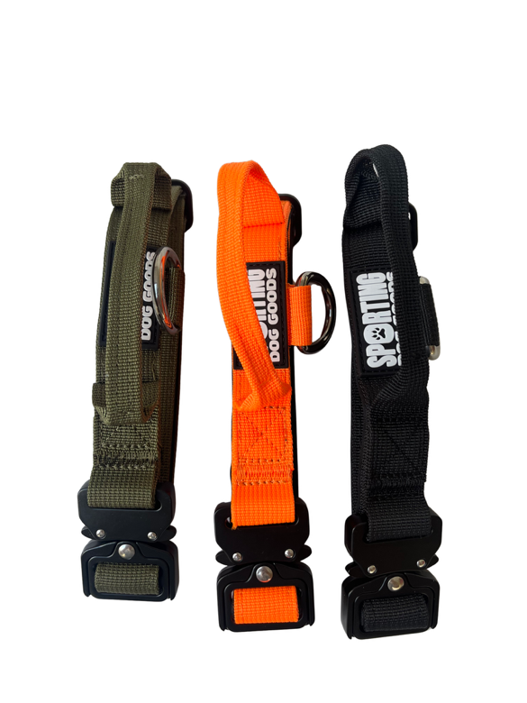 Sporting Dog Goods – Grab Handle Sport Collar 2.5cm Width