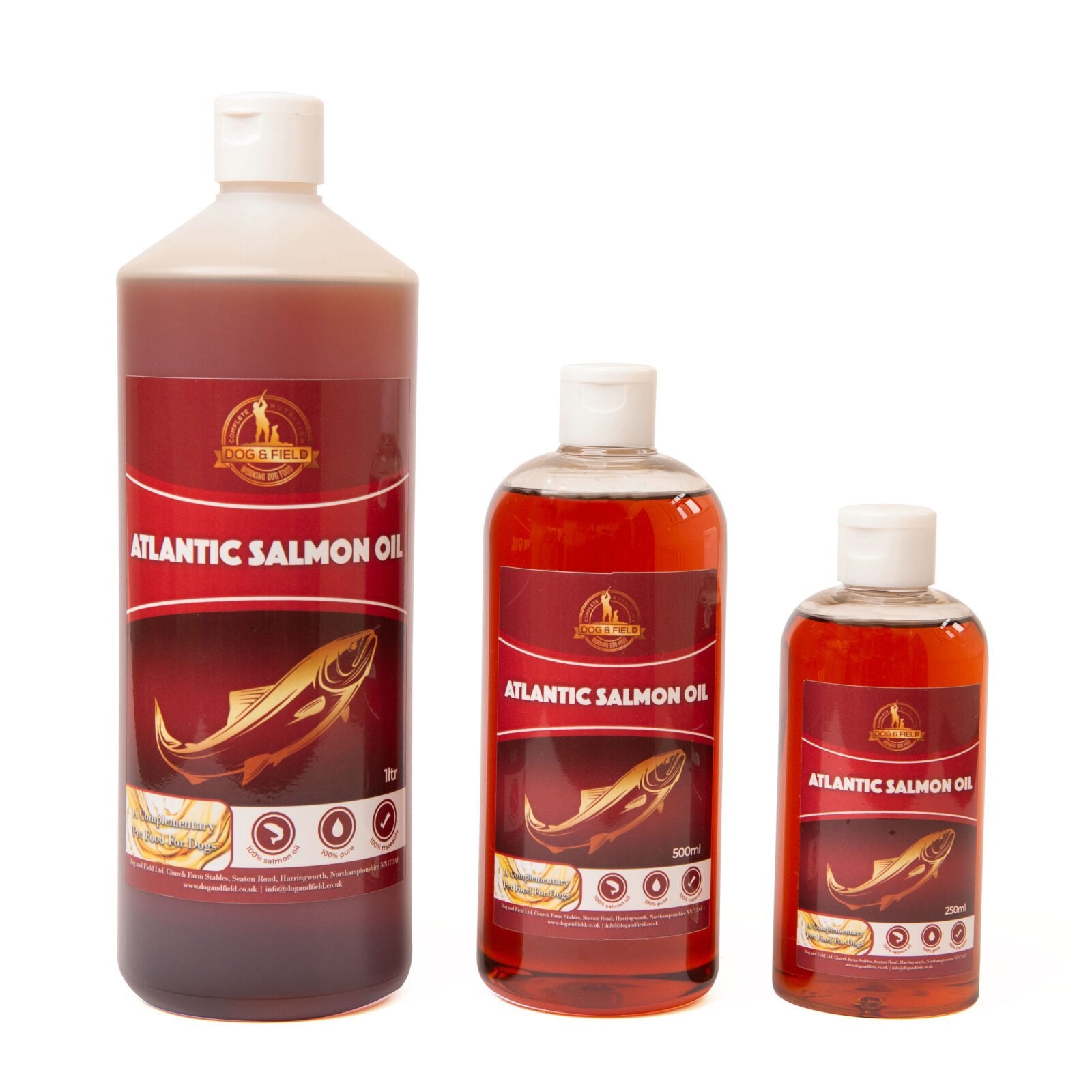 Dog and Field Atlantic Salmon Oil omega-3 supplement for dogs