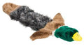 House of Paws Woodland Friends flat duck dog toy with multiple squeakers