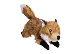 House of Paws woodland fox plushie soft squeaky dog toy